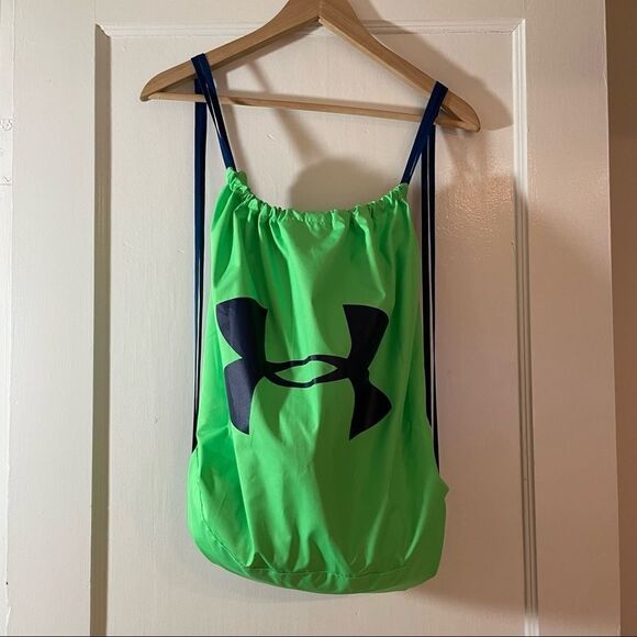 Sackpack Full Zip Jacket windbreaker neon green and blue youth large NWOT - Picture 12 of 16